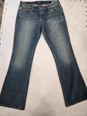 Lucky Brand Layla Boot Jeans Womens 6 28 Blue Denim Mid Rise Bootcut